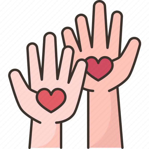 Philanthropy, volunteer, community, support, service icon - Download on Iconfinder