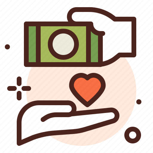 Donate, help, love, money, receive icon - Download on Iconfinder