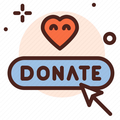 Click, donate, heart, help, online icon - Download on Iconfinder