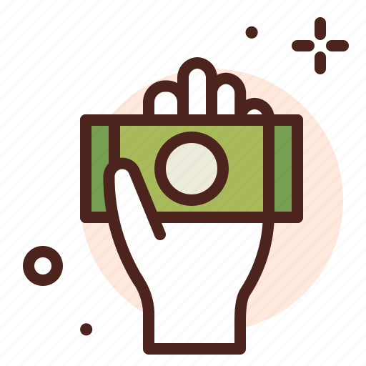 Donation, giving, hand, help, money icon - Download on Iconfinder