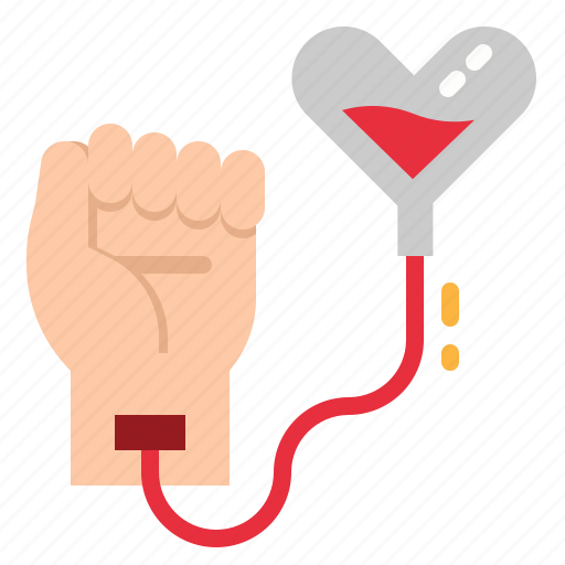 Arm, blood, charity, donation, love icon - Download on Iconfinder