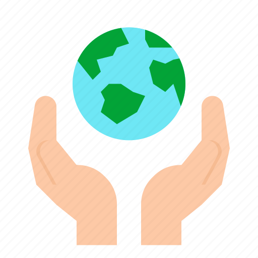 Charity, earth, ecological, hands, world icon - Download on Iconfinder