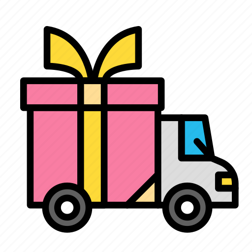 Birthday, car, gift, give, holiday, present, transport icon - Download on Iconfinder