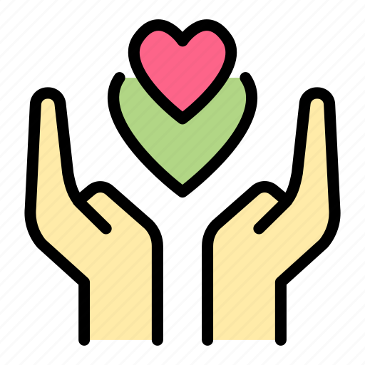 Charity, donation, care, support, donate, love, hand icon - Download on Iconfinder