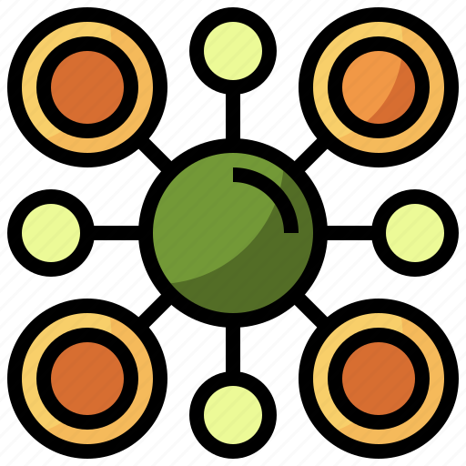 Analytics, business, circle, circles, dots, interface, lines icon - Download on Iconfinder