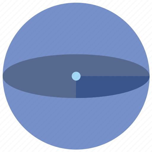 Center, circle, diameter, radius, round, sphere icon - Download on Iconfinder