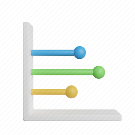 Bar, chart, front, statistics, analytics, business 3D illustration - Download on Iconfinder