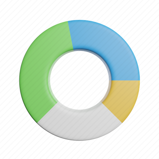 Pie, chart, front, analytics, business, diagram, statistics 3D illustration - Download on Iconfinder