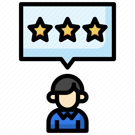 Review, comment, rating, speech, bubble, communications, chat icon - Download on Iconfinder