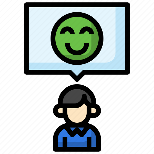 Smile, talk, conversation, communications, happy icon - Download on Iconfinder