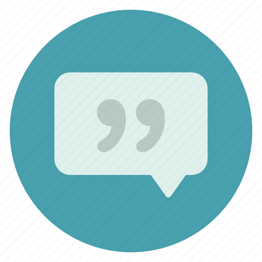 Chat, message, messages, quote, quotes icon - Download on Iconfinder
