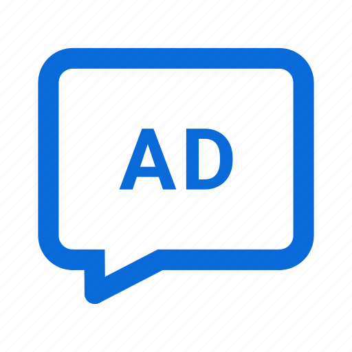 Ad, ads, chat, info, promotion icon - Download on Iconfinder