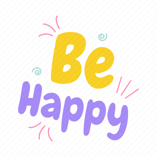 Happy, fun, message, communication, conversation, sticker sticker - Download on Iconfinder