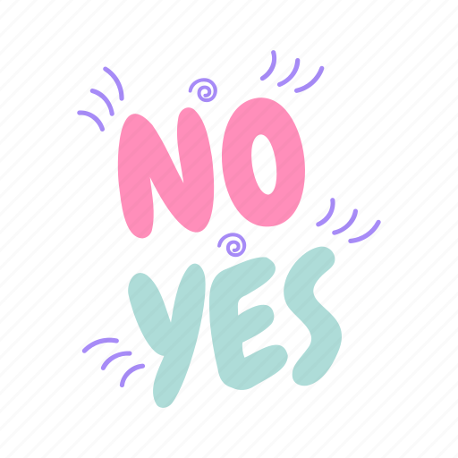 Message, no, yes, communication, conversation, sticker sticker - Download on Iconfinder