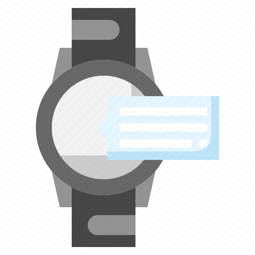 Smartwatch, communications, chat, online, message icon - Download on Iconfinder