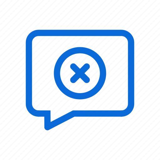 Cancel, chat icon - Download on Iconfinder on Iconfinder