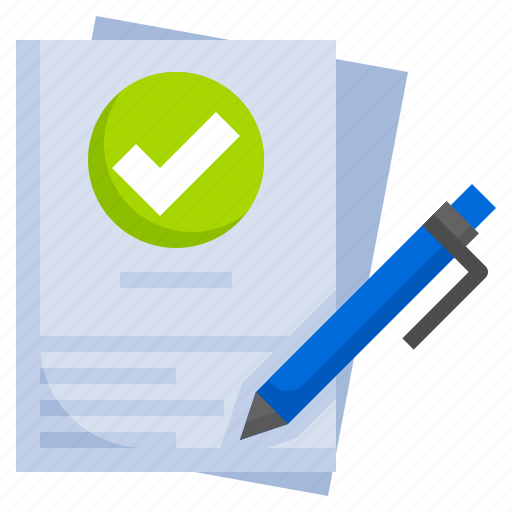 Contract, insurance, foursquare, check, in, document, paper icon - Download on Iconfinder