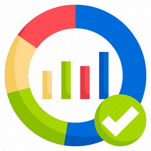 Stats, business, and, finance, finances, check, mark icon - Download on Iconfinder
