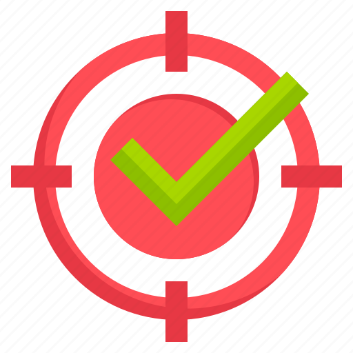 Target, business, and, finance, check, mark, targeting icon - Download on Iconfinder