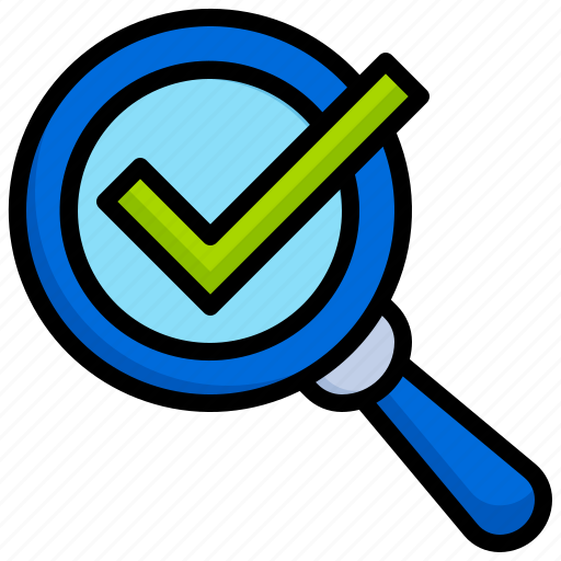 Search, magnifying, glass, quality, control, verified icon - Download on Iconfinder