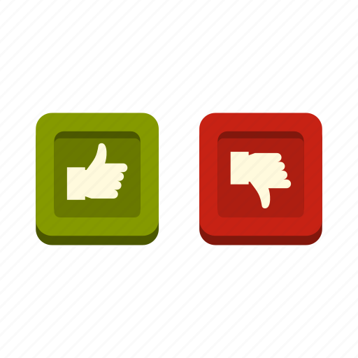 Down, good, hand, signs, squares, thumb, up icon - Download on Iconfinder