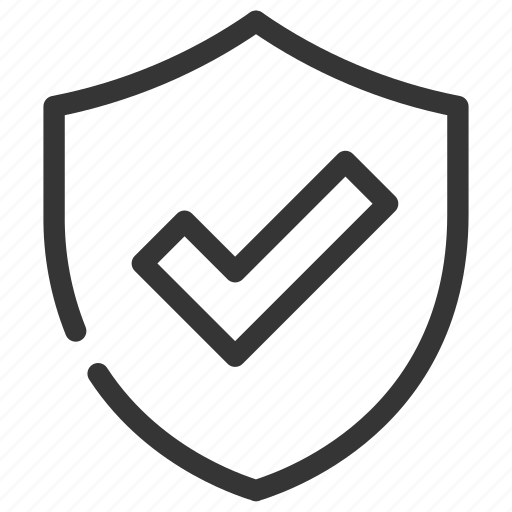 Shield, security, insurance, protection, checkmark, check, approved icon - Download on Iconfinder