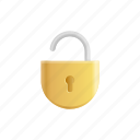 secure, unlock, padlock, lock, unsecure, ecommerce, online