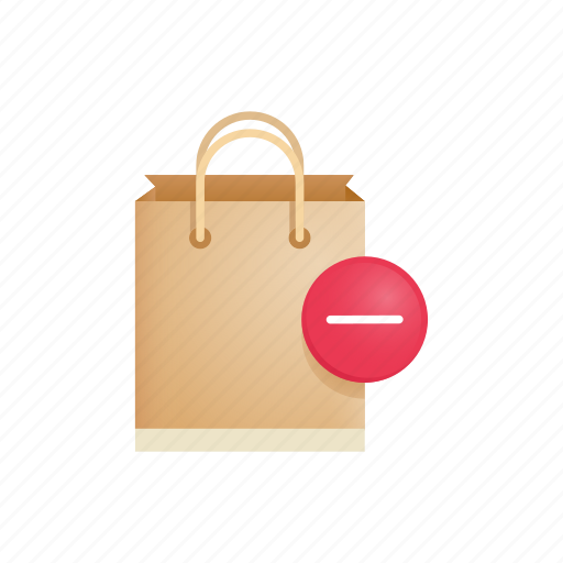Bag, buy, basket, delete, delete bag, cart, ecommerce icon - Download on Iconfinder