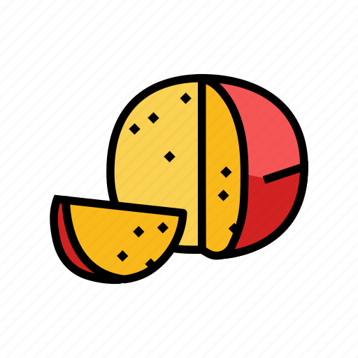 Edam, cheese, food, slice, piece, dairy icon - Download on Iconfinder