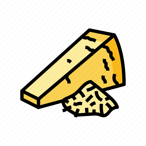 Parmesan, cheese, food, slice, piece, dairy icon - Download on Iconfinder