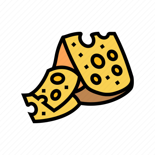 Swiss, cheese, food, slice, piece, dairy icon - Download on Iconfinder