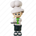 chef, kitchen, character, cute, cook, egg 