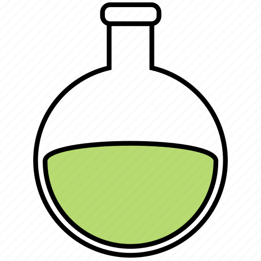 Apparatus, bottom, chemical, flask, round icon - Download on Iconfinder