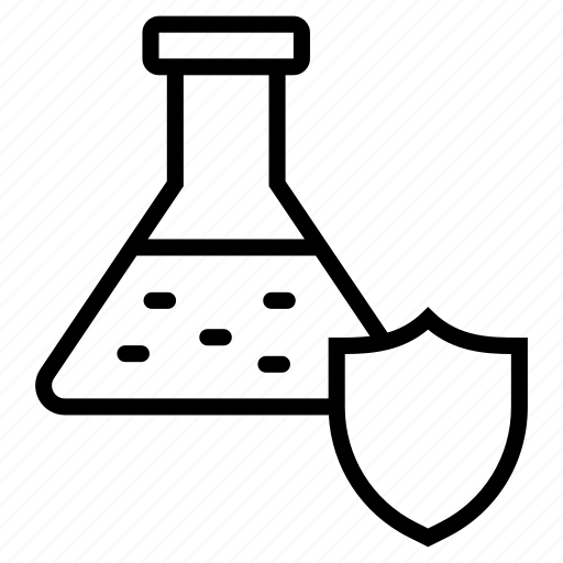 Safety, formula, composition, molecule, liquid, flask, laboratory icon - Download on Iconfinder