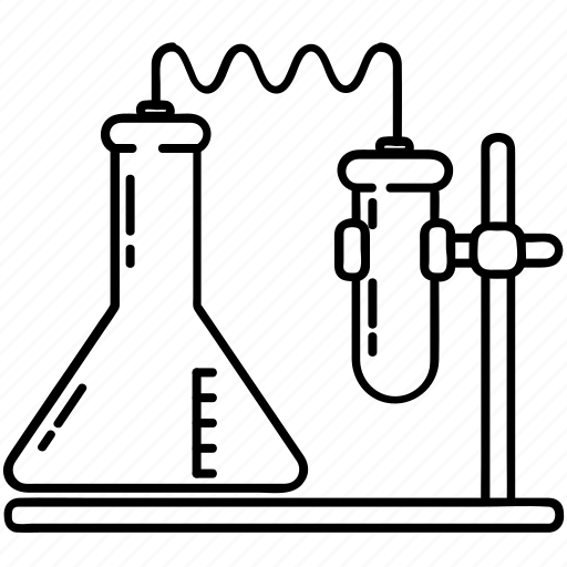 Connecting tube, cylindrical, experiment, flask, test icon - Download on Iconfinder
