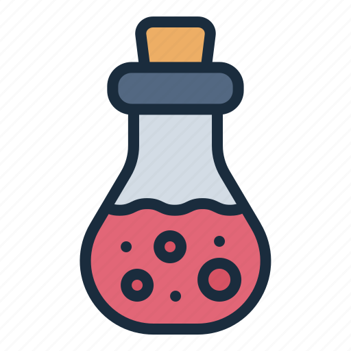 Potion, flask, chemistry, education, science, lab, laboratory icon - Download on Iconfinder