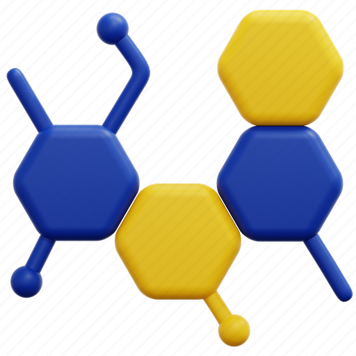 Molecular, science, molecule, molecules, healthcare, medical, biology 3D illustration - Download on Iconfinder