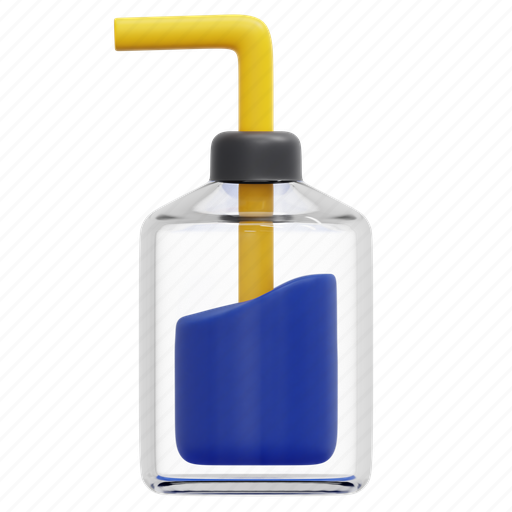 Wash, bottle, healthcar, medical, lab, laboratory, chemical 3D illustration - Download on Iconfinder