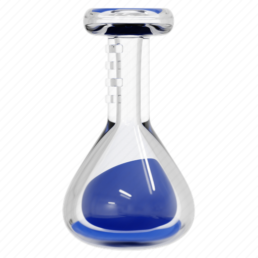 Volumetric, flask, laboratory, chemical, test, tube, science 3D illustration - Download on Iconfinder