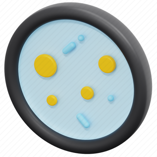 Petri, dish, experiment, healthcare, medical, pipette, lab 3D illustration - Download on Iconfinder