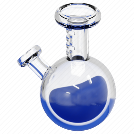 Straus, flask, laboratory, chemical, tube, test, science 3D illustration - Download on Iconfinder