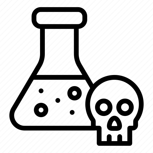 Poison, dangerous, flask, bottle, chemistry, education, science icon - Download on Iconfinder