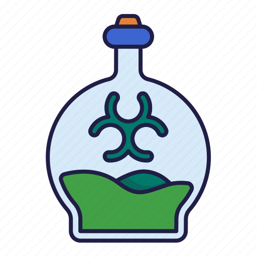Biohazard, tube, danger, toxic, research, water icon - Download on Iconfinder