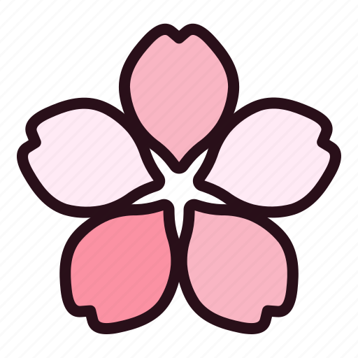Sakura, cherry, blossom, spring, flowers, petals icon - Download on Iconfinder