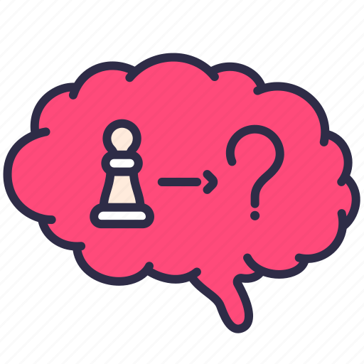 Brain, chess, pawn, strategy, move, play icon - Download on Iconfinder