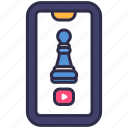 chess, online, pawn, play, game, phone