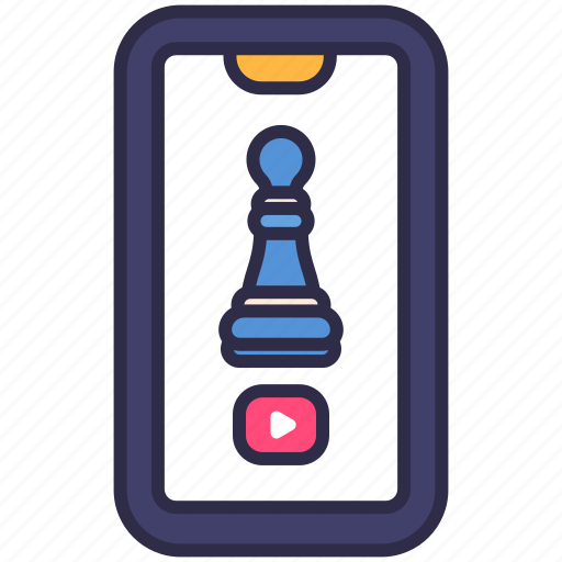 Chess, online, pawn, play, game, phone icon - Download on Iconfinder