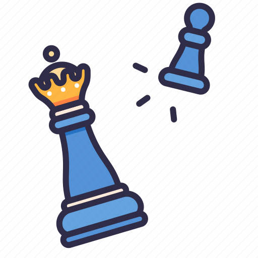 Pawn, gambit, checkmate, chess, attack, king icon - Download on Iconfinder