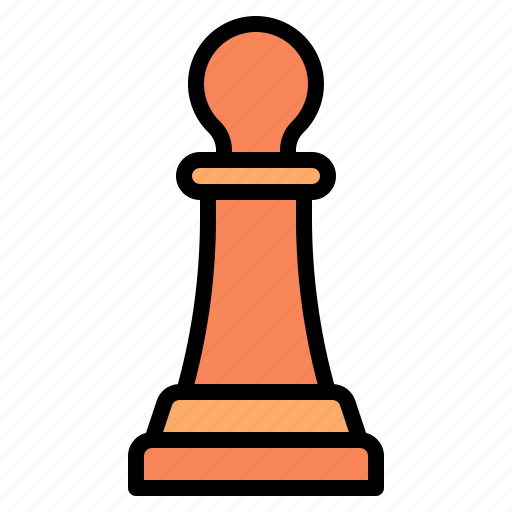 Pawn, board, game, chess, strategy, entertainment icon - Download on Iconfinder