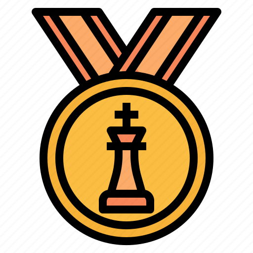 Medal, board, game, chess, strategy, entertainment icon - Download on Iconfinder